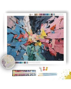 BROKEN BLOCK - Paint by Numbers Full Kit