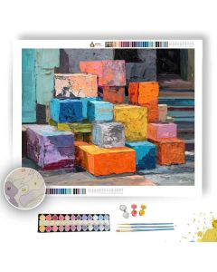 STACKED BLOCK - Paint by Numbers Full Kit