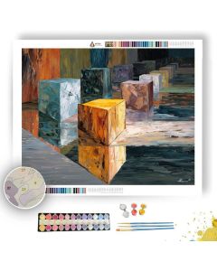 TENSIONED WEIGHTED BLOCK - Paint by Numbers Full Kit