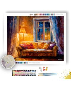 AMBER WINDOW REST - Paint by Numbers Full Kit