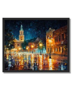 LATE NIGHT SQUARE - FRAMED
