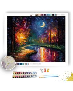 MOONRIVER CURVE - Paint by Numbers Full Kit