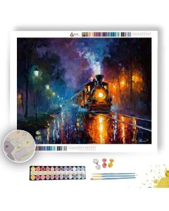 NIGHT TRAIN GLOW - Paint by Numbers Full Kit