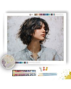 QUIET GAZE - Paint by Numbers Full Kit