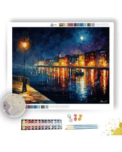 QUIET MOON BALCONY - Paint by Numbers Full Kit