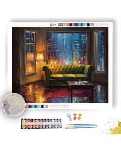 RAINY EVENING COMFORT - Paint by Numbers Full Kit