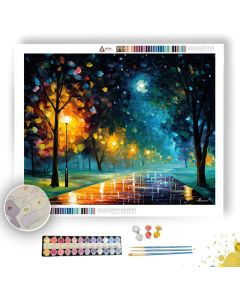 SILENT MOON ROAD - Paint by Numbers Full Kit