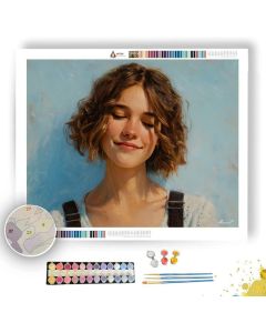 SOFT SMILE - Paint by Numbers Full Kit