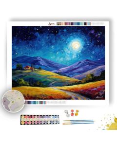 STARRY HILLS REST - Paint by Numbers Full Kit