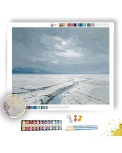 FROZEN LONELY EXPANSE - Paint by Numbers Full Kit