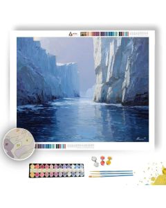 GLACIAL DISTANCE - Paint by Numbers Full Kit