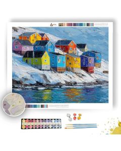 ARCTIC VILLAGE - Paint by Numbers Full Kit