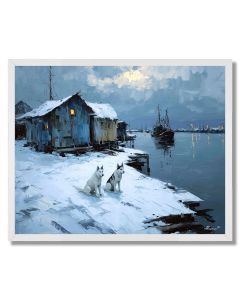 HIDDEN SILENT HARBOR - FRAMED
