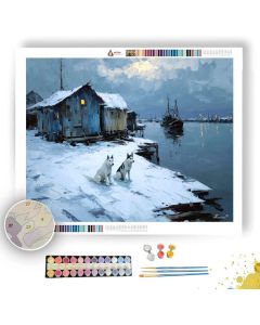 HIDDEN SILENT HARBOR - Paint by Numbers Full Kit