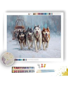 LOW DOGS - Paint by Numbers Full Kit