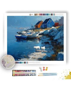 GREENLAND STILL COAST - Paint by Numbers Full Kit