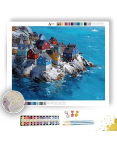 GREENLAND WINDY SOFT SHORE - Paint by Numbers Full Kit