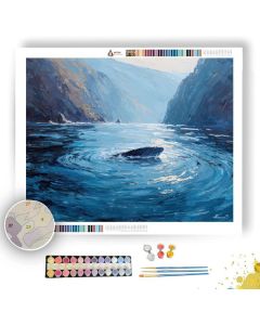 DRIFTING LINE - Paint by Numbers Full Kit
