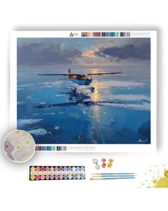 GRAY WINDY DISTANCE - Paint by Numbers Full Kit
