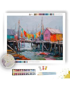 HEAVY GRAY NORTH - Paint by Numbers Full Kit