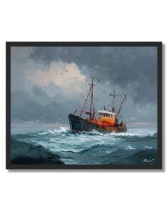 WIDE DRIFTING PASSAGE - FRAMED