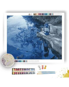 BLUE LANTERN CURRENT - Paint by Numbers Full Kit
