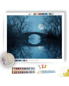 CERULEAN MOON CROSSING - Paint by Numbers Full Kit