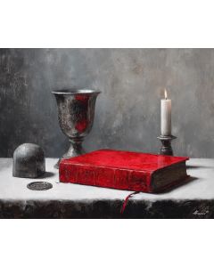 CRIMSON BOOK STILLNESS B&W