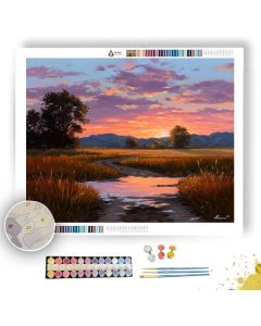 EVENING LAND STILL - Paint by Numbers Full Kit