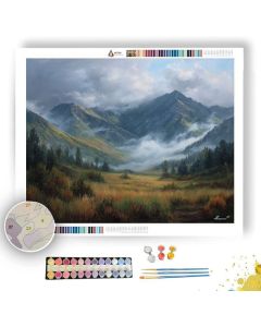 LOW MOUNTAIN VEIL - Paint by Numbers Full Kit