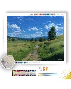 MEADOW LINE PATH - Paint by Numbers Full Kit