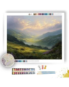 MISTED VALLEY BREATH - Paint by Numbers Full Kit