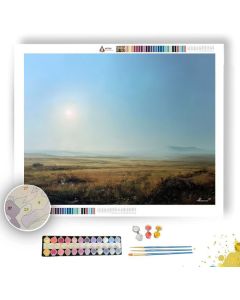MORNING HAZE OVER PLAINS - Paint by Numbers Full Kit