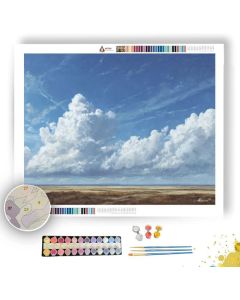 PALE SKY PLAIN - Paint by Numbers Full Kit