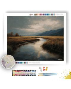 SILENT RIVER MEADOW - Paint by Numbers Full Kit