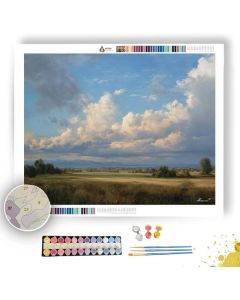 SOFT CLOUD FIELD - Paint by Numbers Full Kit