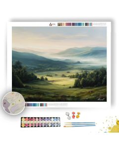 WHISPERING VALLEY STILLNESS - Paint by Numbers Full Kit