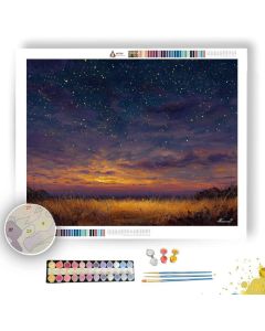 ASTRAL FIELD QUIET - Paint by Numbers Full Kit