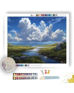 BRIGHTSKY LOWLAND - Paint by Numbers Full Kit