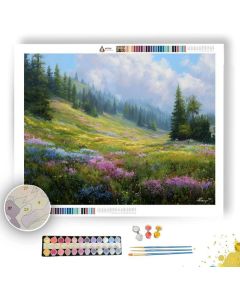 BRIGHTSKY MEADOW RIDGE - Paint by Numbers Full Kit