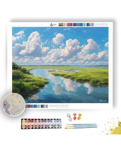 CLEARWATER FIELD FLATS - Paint by Numbers Full Kit