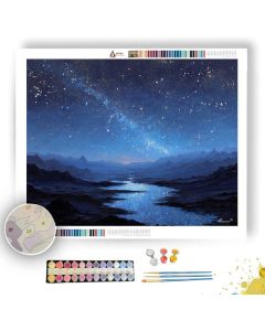 CONSTELLATION STILL LAND - Paint by Numbers Full Kit