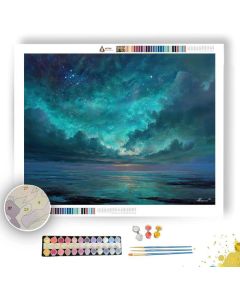 COSMIC STILL HORIZON - Paint by Numbers Full Kit