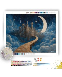 CRESCENT SKY CROSSING - Paint by Numbers Full Kit