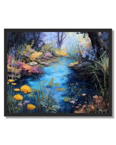DAYBLOOM RIVERBANK - FRAMED