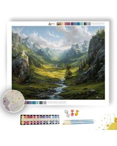 DAYLIGHT WIND VALLEY - Paint by Numbers Full Kit