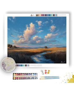 EVEN LAND EVEN SKY - Paint by Numbers Full Kit