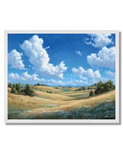 GENTLE SKY PASTURE - FRAMED