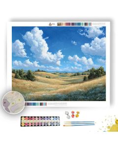 GENTLE SKY PASTURE - Paint by Numbers Full Kit