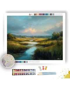 GENTLE SUN MARSH - Paint by Numbers Full Kit